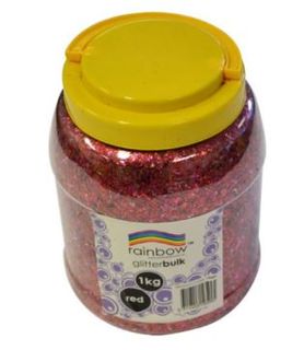 Glitter Red 1kg /TUB