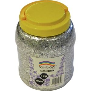 Glitter Silver 1kg /TUB