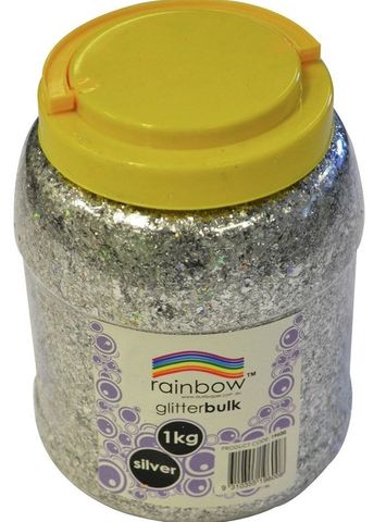 Glitter Silver 1kg /TUB