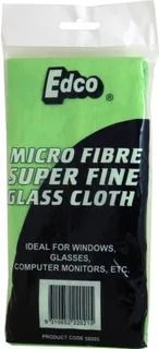 GREEN  EDCO  Microfibre Glass/Window cloths