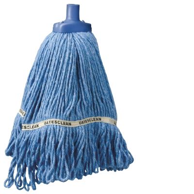Blue Round Launder Mop Fits Std Handle