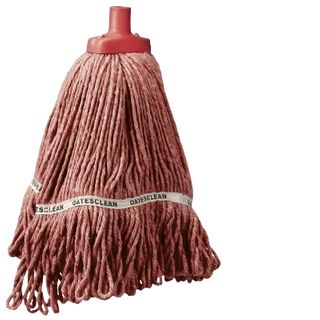 Red Round Launder Mop Fits Std Handle