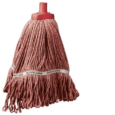 Red Round Launder Mop Fits Std Handle