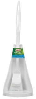 Toilet tidy set -slides into side of holder