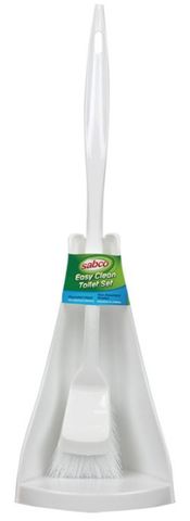 Toilet tidy set -slides into side of holder