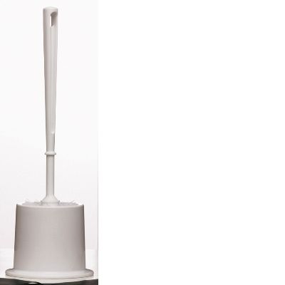 Toilet tidy set round base and brush