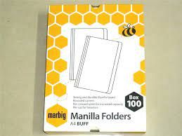 Folders Manilla Buff /BX100