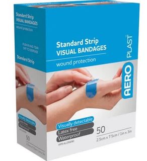 BLUE Dressing Strips - Pkt 40