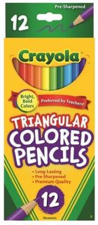 Coloured Pencils Triangular /PK12