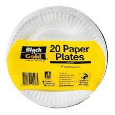 Paper Plates SMALL 175mm 20 pk