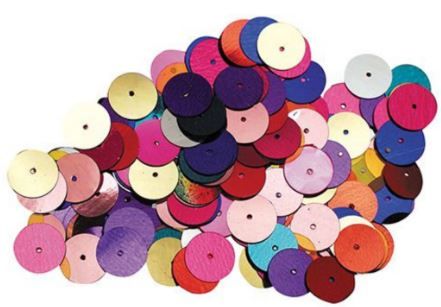 Sequins 10mm Assorted /PKT1000