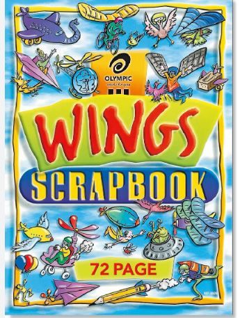 Scrap Book Olympic Wings  EACH
