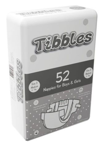 Nappy Tibbles - Medium - 6kg-11kg - 208/ctn  SIZE 3