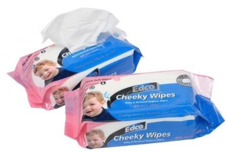 Baby Wipe Cheeky By EDCO PKT 80