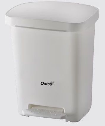 30L Pedal Bin - White