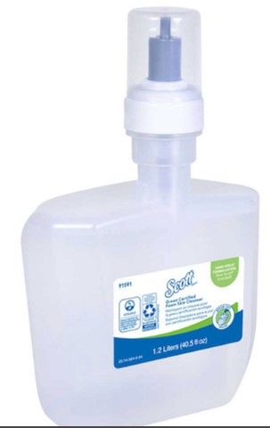 54962 Kleenex Foam Soap Lux Clear Fragr & Dye Free 2x1.2L