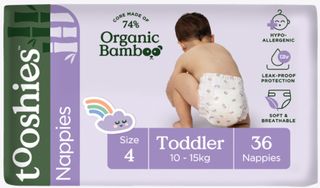 Tooshies BAMBOO Nappy Size 4 Toddler 10-15kg 36pk