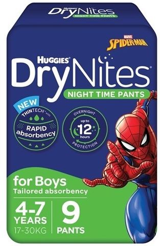 HUGGIES  DryNites BOY 4-7YR. 17-30KG Carton 27