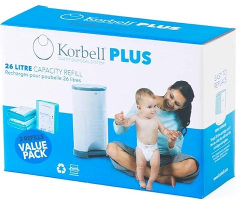 Korbell Plus 26 Litre Refills 3 Pack