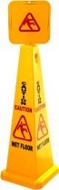 Caution Sign Cone Large -  Wet Floor