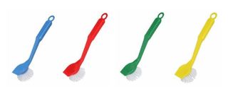 Dish Brush Multi Colours Blue, Red, Green Yellow.