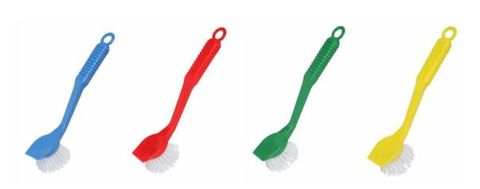 Dish Brush Multi Colours Blue, Red, Green Yellow.