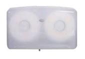 LIVI 5505 Double Jumbo Roll Dispenser White