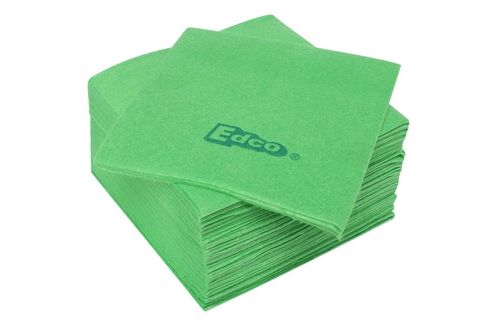 Heavy duty cloth wipes Green 40x40cm PKT of 20