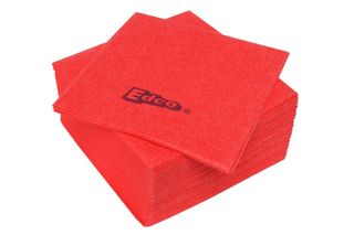 Heavy duty cloth wipes Red    30x40cm PKT of 20