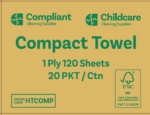 CCS Compact Towel   Recycled 2400sheet