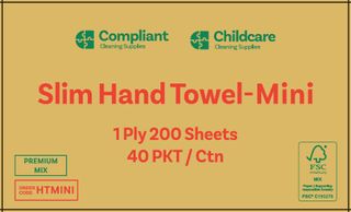 CCS Little Mini Hand Towel 8000 Sheets per box