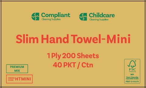 CCS Little Mini Hand Towel 8000 Sheets per box