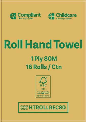 CCS/7202  Roll Hand Towel 80mx16Roll