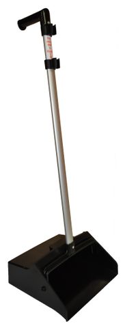 Lobby Dustpan with L Handle grip complete with broom