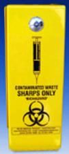 Metal Sharps LOCKABLE Container 1.4Ltr
