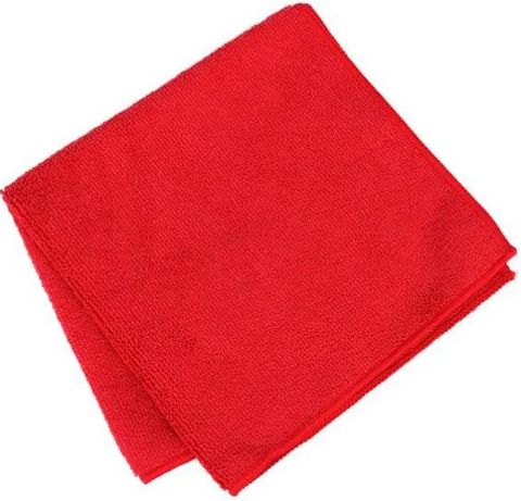 Microfibre Cloth Red