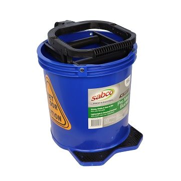 Mop Bucket 16 ltr PLASTIC Wringer  BLUE