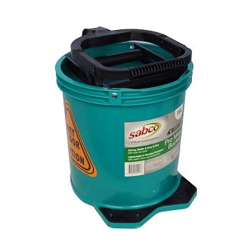 Mop Bucket 16 ltr PLASTIC Wringer  GREEN