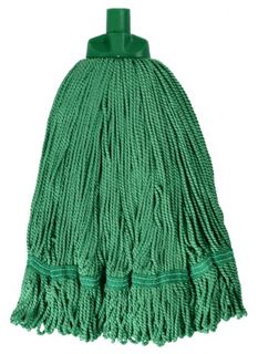 Microfibre Round Mophead Green