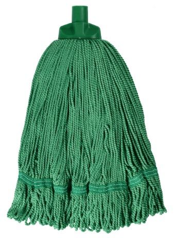 Microfibre Round Mophead Green