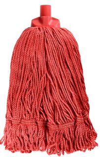 Microfibre Round Mophead Red