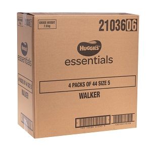 Huggies Essentials WALKER   SIZE 5  13-18KG  176/ctn  21036