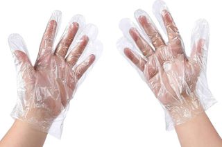 Uni Fit Large Plastic Gloves EACH BOX OF 500