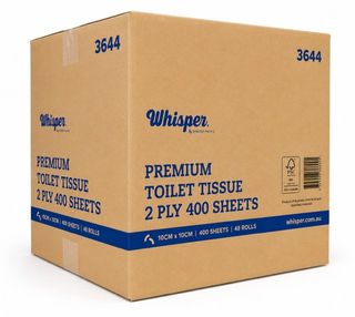 2ply 400sh T/Roll 48/ctn Prem Vir Essentials Softest