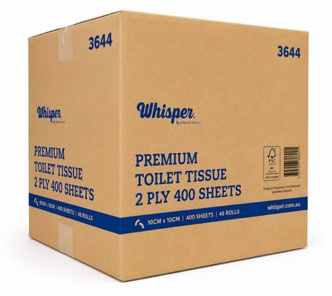 2ply 400sh T/Roll 48/ctn Prem Vir Essentials Softest
