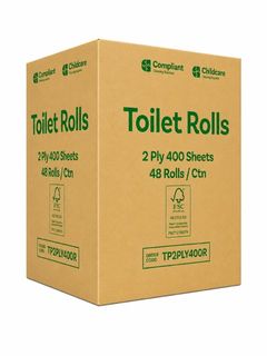 CCS  2ply 400sh Toilet Roll  48 Rolls/Ctn  Recycled