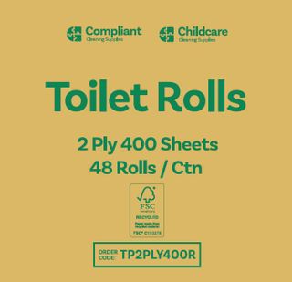 CCS  2ply 400sh Toilet Roll  48 Rolls/Ctn  Recycled