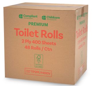 CCS  2 Ply 400sh Toilet Roll  48 Roll/Ctn Virgin