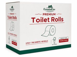 CCS/7004  2ply 700sh Toilet Roll 48 Rolls/Ctn  Virgin