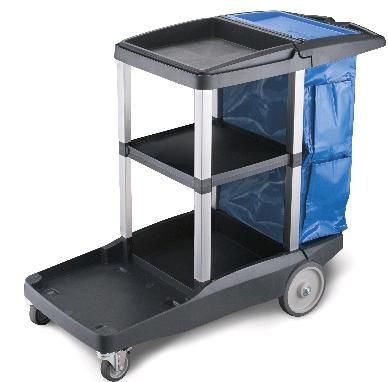 JC3000 Janitors Trolley Oates  ASSEMBLED W Lanyards